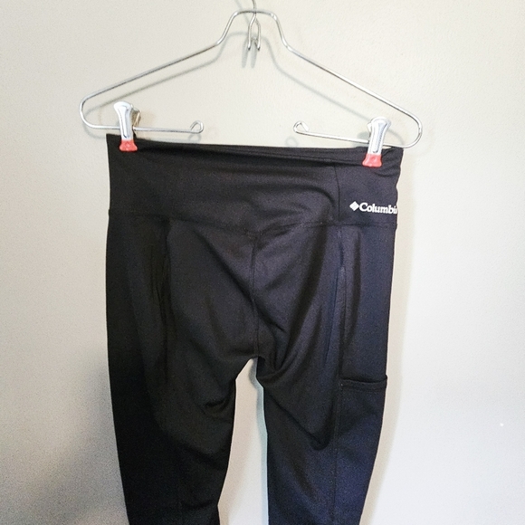 Columbia Black Sportswear Leggings with Logo Small - Picture 4 of 10